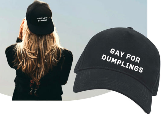 DUMPLING DEVIANT CAP // GAY FOR DUMPLINGS CAP